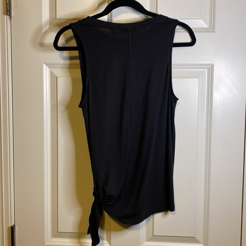 Athleta Black Cloudlight Asymmetrical Side Tie Ta… - image 8